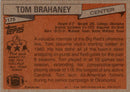 1981 Topps Tom Brahaney
