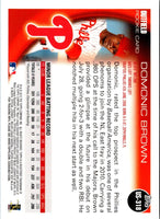 2010 Topps Update Domonic Brown #US-318 Rookie