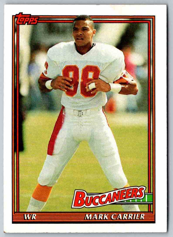 1991 Topps Football Mark Carrier #483