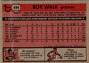 1981 Topps Bob Walk