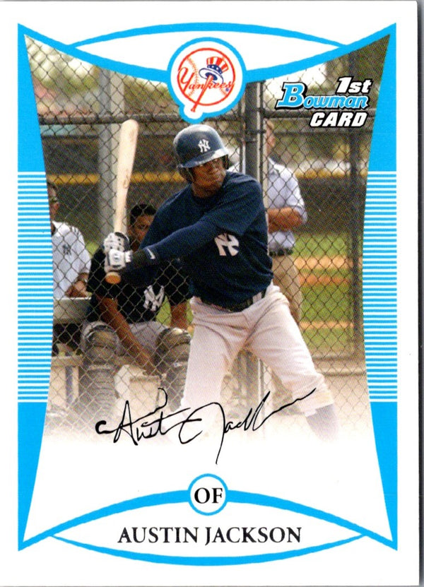 2008 Bowman Prospects Austin Jackson #BP50