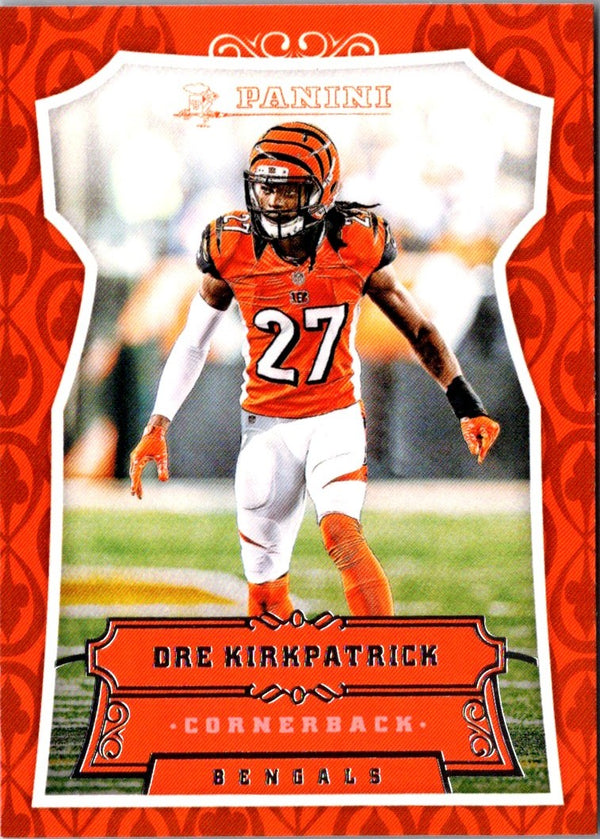 2015 Panini Prestige Big Three Jerseys Dre Kirkpatrick/Rey Maualuga/Vontaze Burfict #1 /25