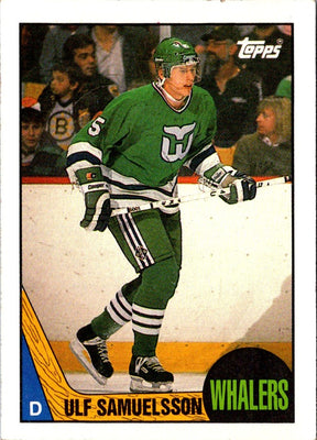 1987 Topps Ulf Samuelsson #23 Rookie