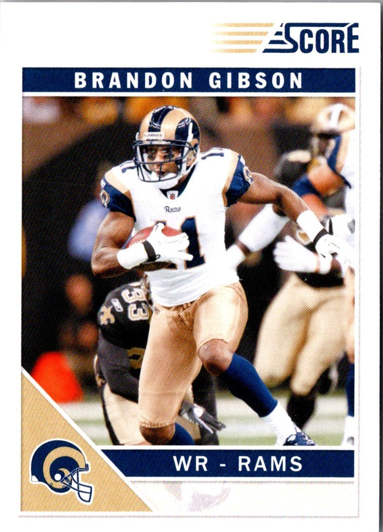 2011 Score Brandon Gibson