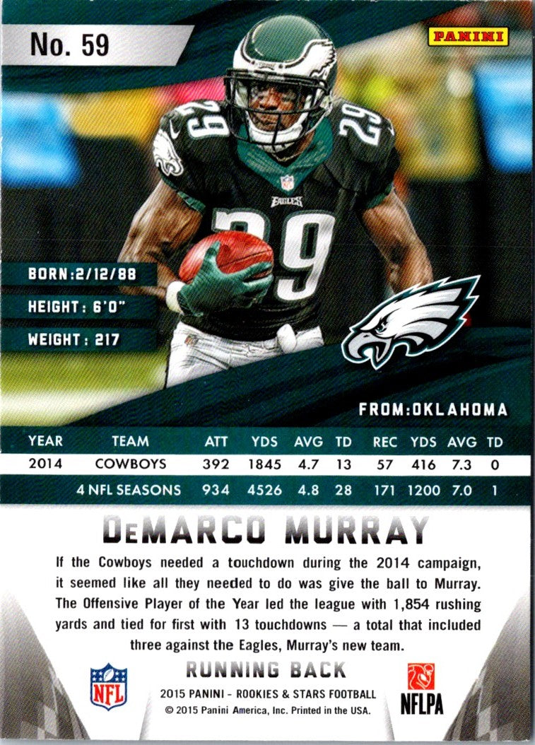 2015 Panini Rookies & Stars DeMarco Murray