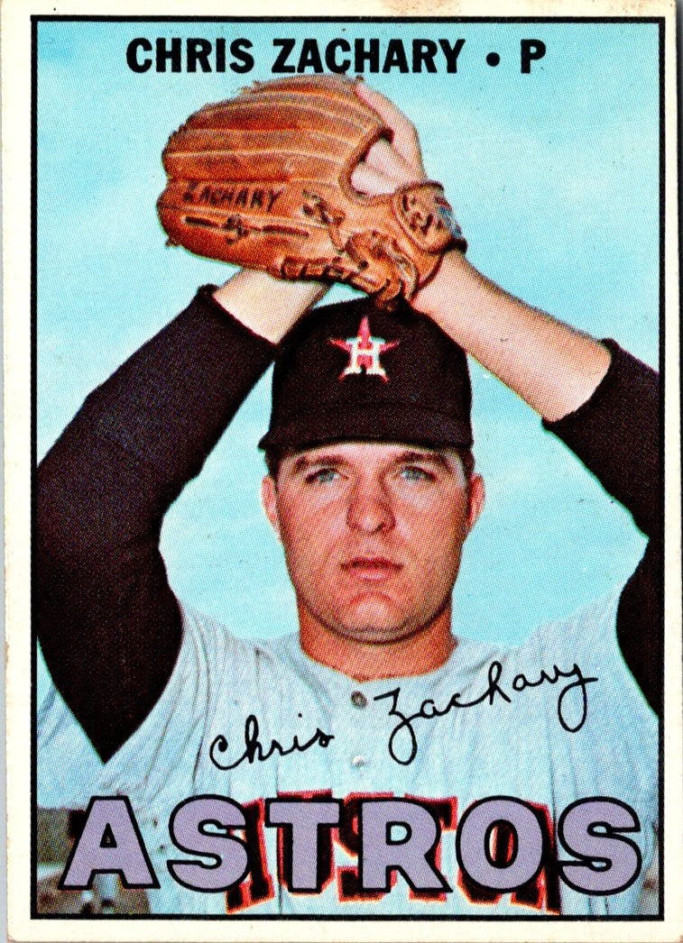 1967 Topps Chris Zachary