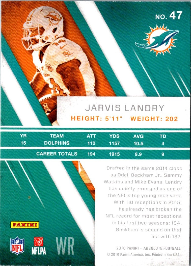 2016 Panini Absolute Jarvis Landry