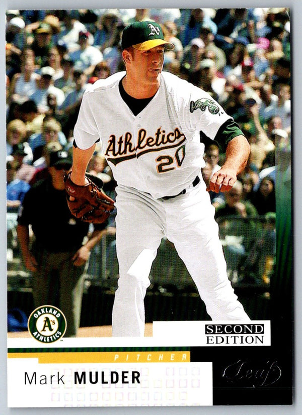 2002 Donruss Best of Fan Club Mark Mulder #69