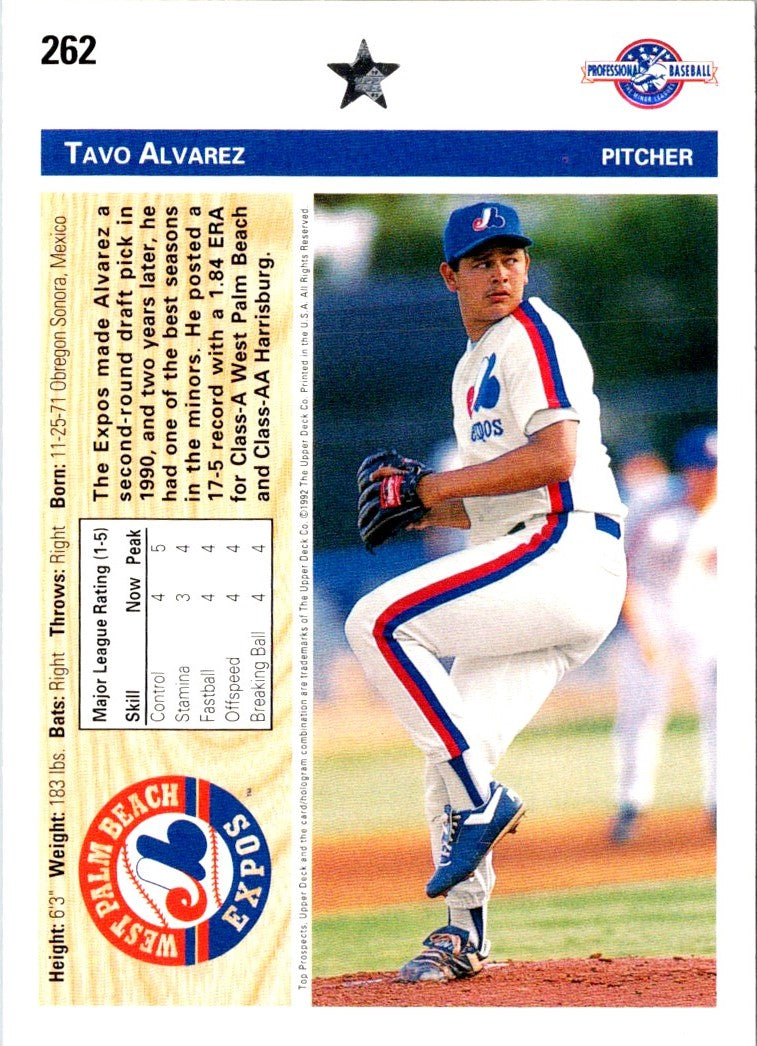 1992 Upper Deck Minors Tavo Alvarez