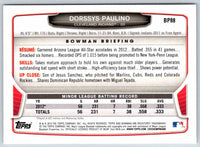 2013 Bowman Dorssys Paulino #BP88