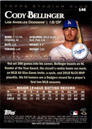 2019 Stadium Club Cody Bellinger