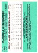 1984 Donruss Marshall Edwards