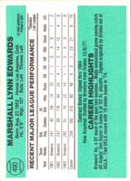 1984 Donruss Marshall Edwards #490