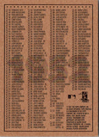 2001 Topps Heritage Checklists Checklist Checklist (#1-359) #1