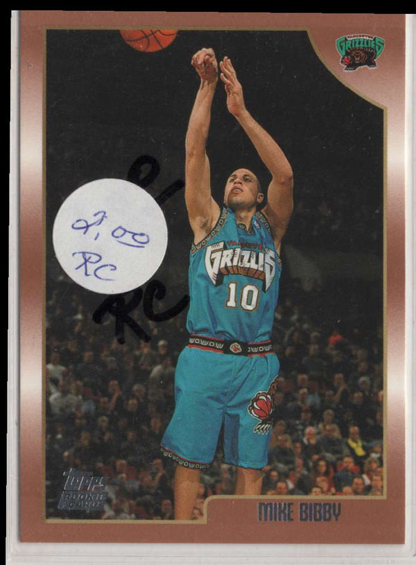 1998 Topps Mike Bibby #196 Rookie Hot