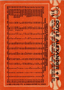 1988 O-Pee-Chee Doyle Alexander