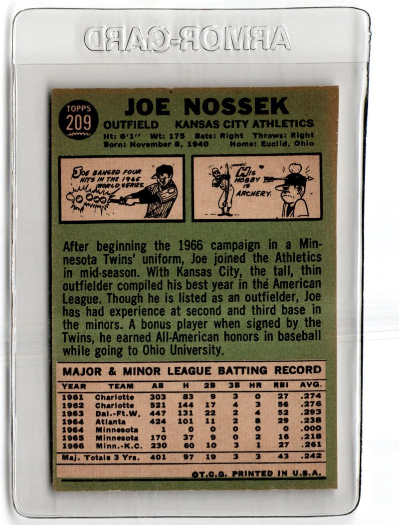 1967 Topps Joe Nossek