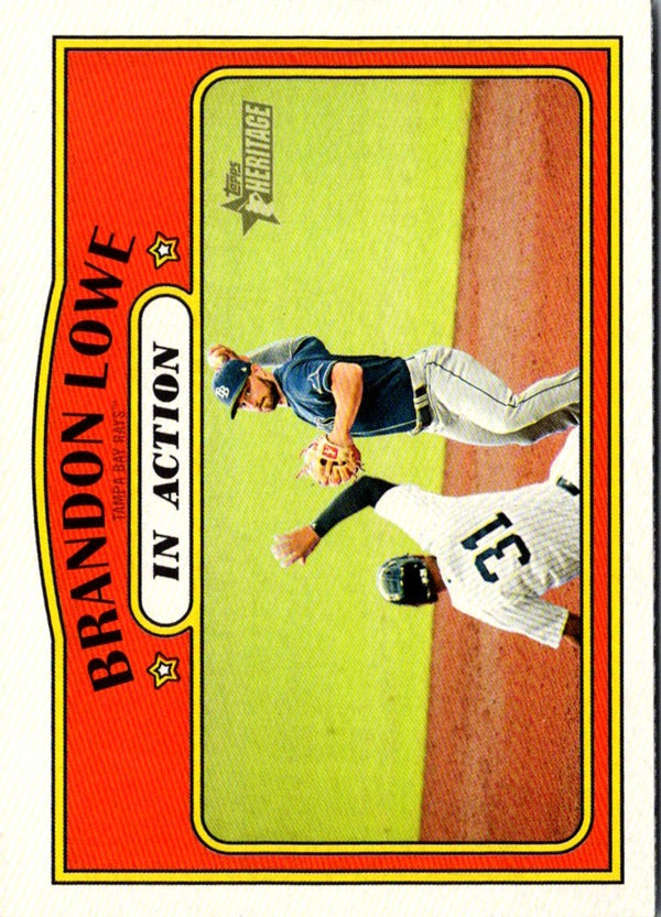 2021 Topps Heritage Brandon Lowe #242