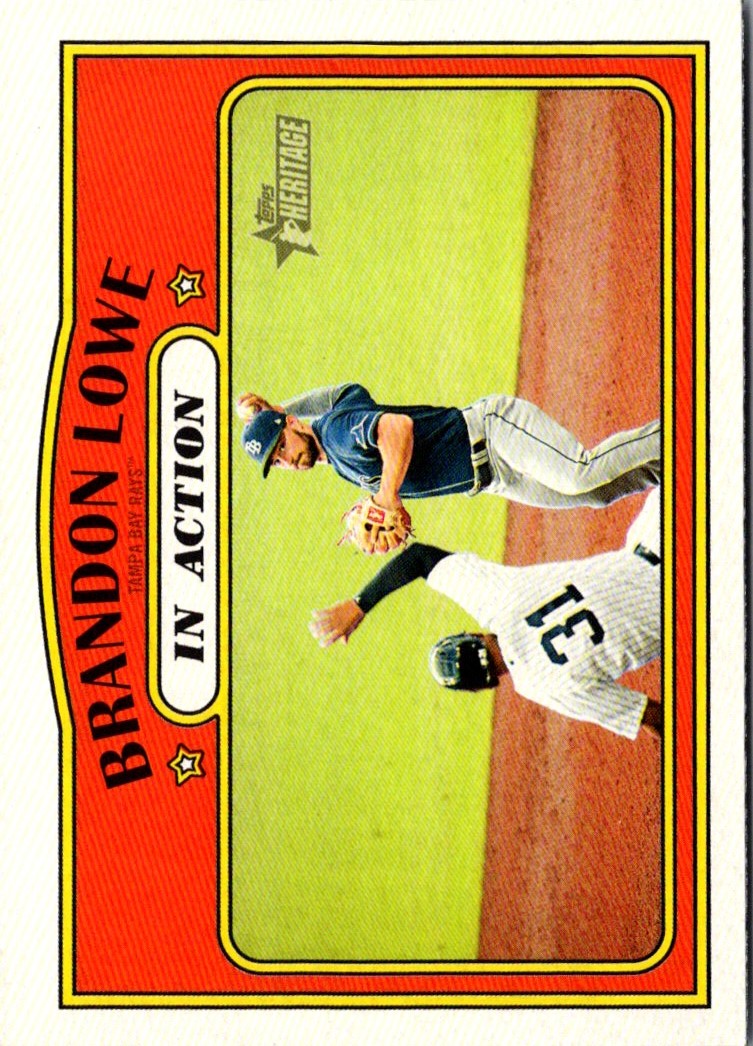 2021 Topps Heritage Brandon Lowe