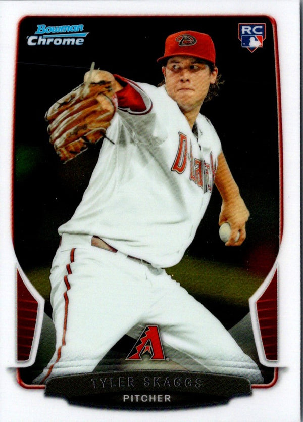 2013 Bowman Draft Picks & Prospects Chrome Tyler Skaggs #2 Rookie