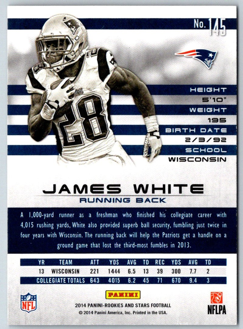 2014 Panini Rookies & Stars James White