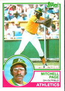 1983 Topps Mitchell Page
