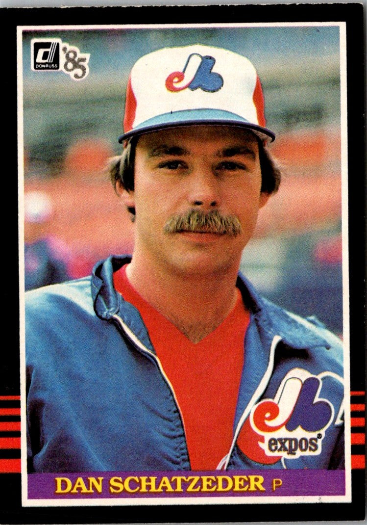 1985 Donruss Dan Schatzeder