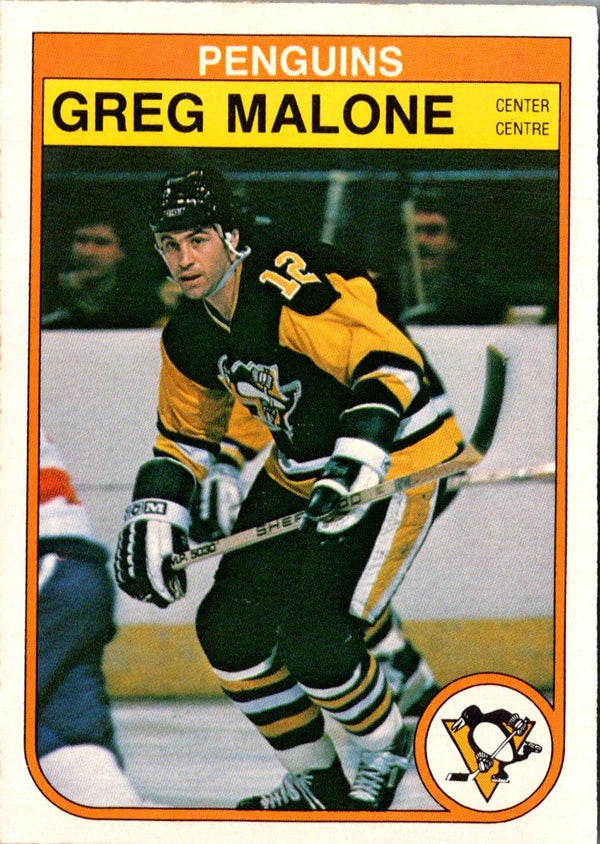 1982 O-Pee-Chee Greg Malone #272