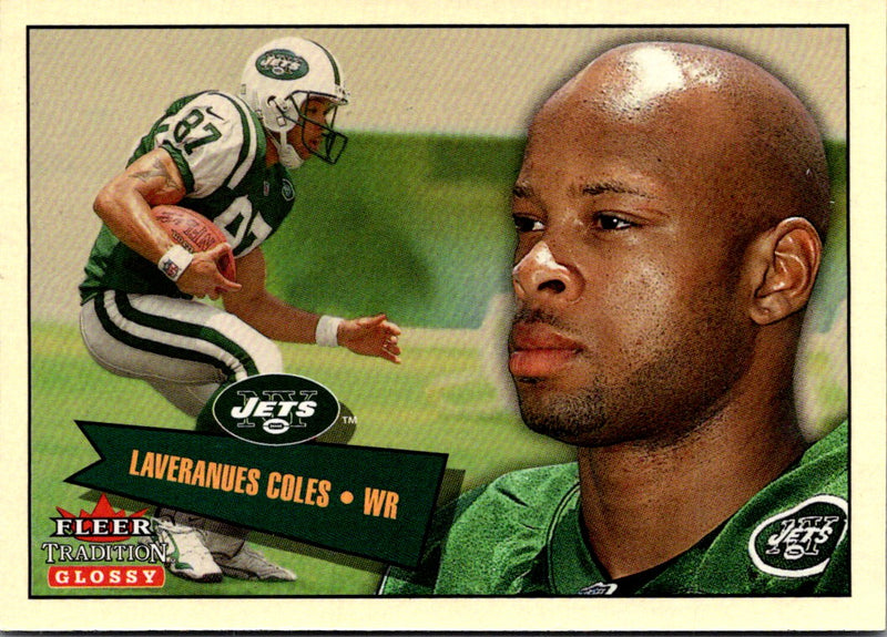2001 Fleer Tradition Glossy Laveranues Coles #159