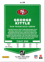 2021 Donruss George Kittle #54