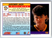 1991 Score American Jaromir Jagr #98