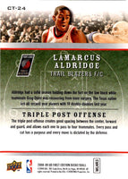 2008 Upper Deck First Edition Chalk Talk LaMarcus Aldridge #CT-24