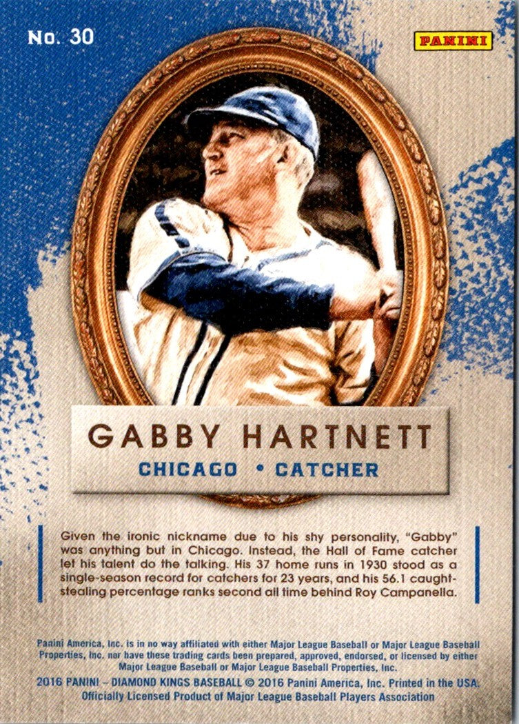 2016 Panini Diamond Kings Gabby Hartnett