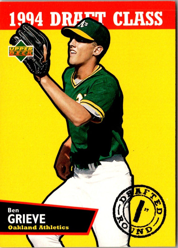 1995 Upper Deck Minors Future Stock Ben Grieve #216