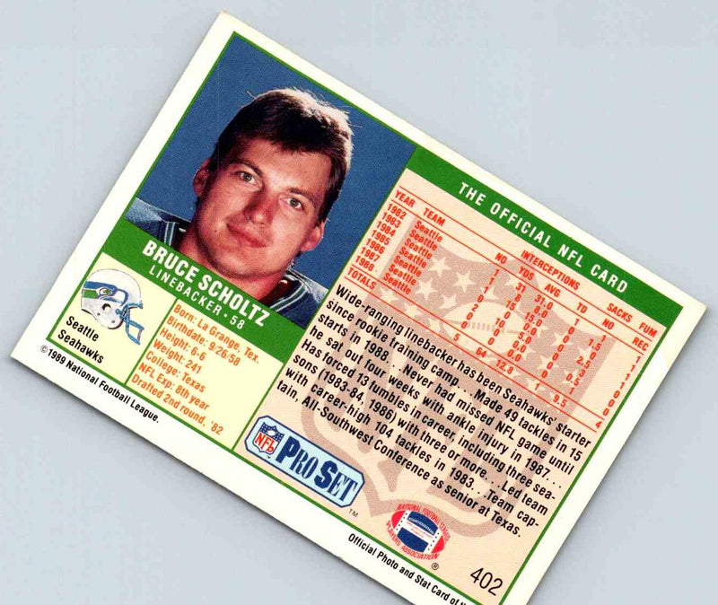 1989 NFL Proset Bruce Scholtz