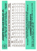 1984 Donruss Joe Nolan #489