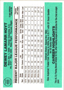 1984 Donruss LaMarr Hoyt