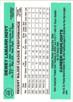 1984 Donruss LaMarr Hoyt #488
