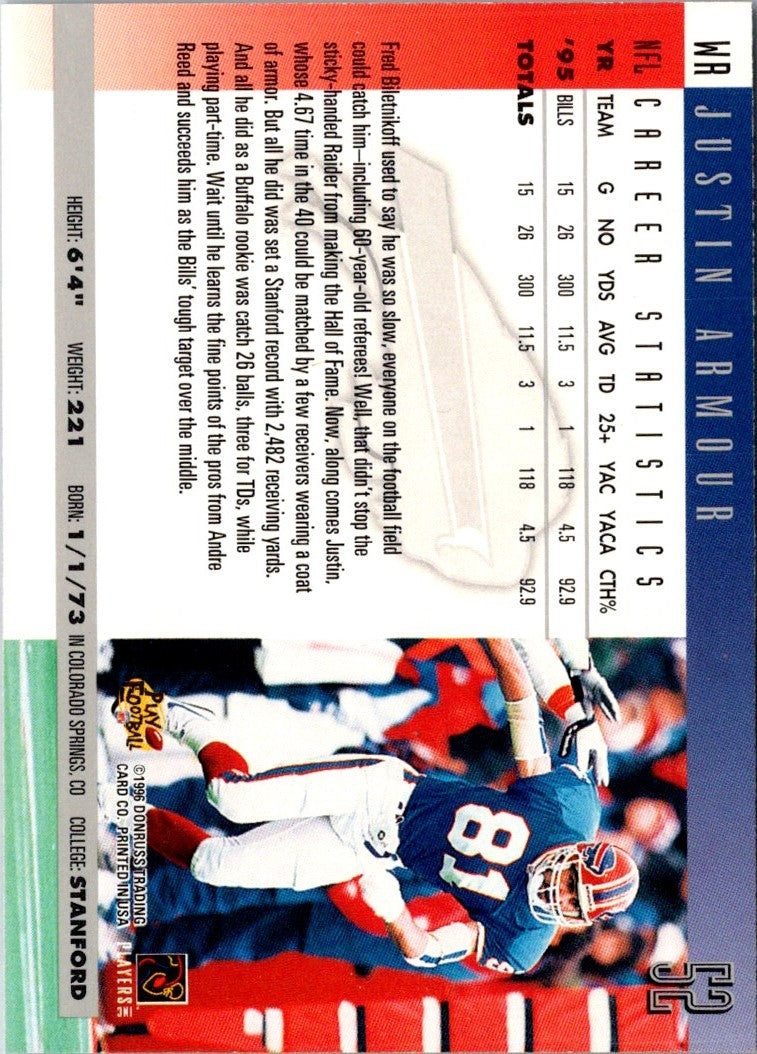 1996 Donruss Justin Armour