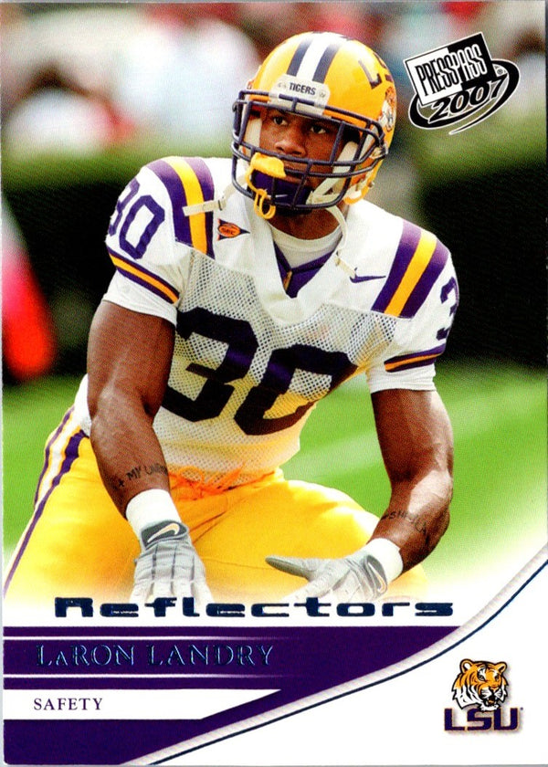2007 Press Pass Reflectors Blue LaRon Landry #29