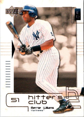 2000 Upper Deck Hitter's Club Bernie Williams #50
