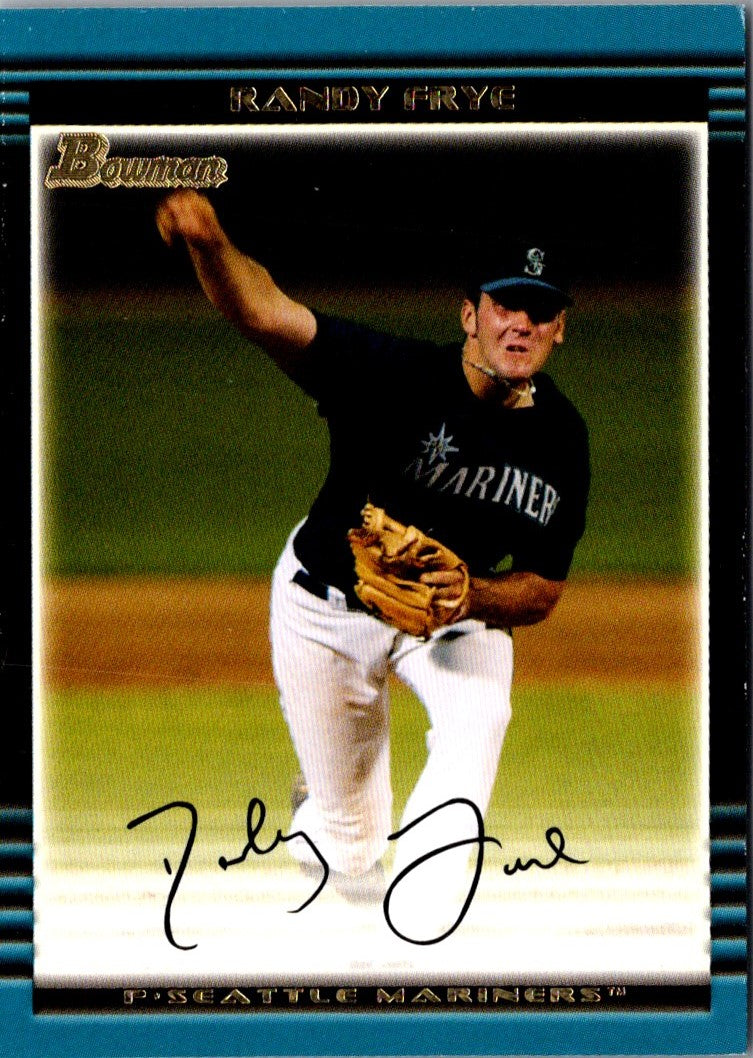 2002 Bowman Draft Picks & Prospects Randy Frye