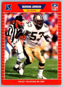 1989 NFL Proset Vaughan Johnson