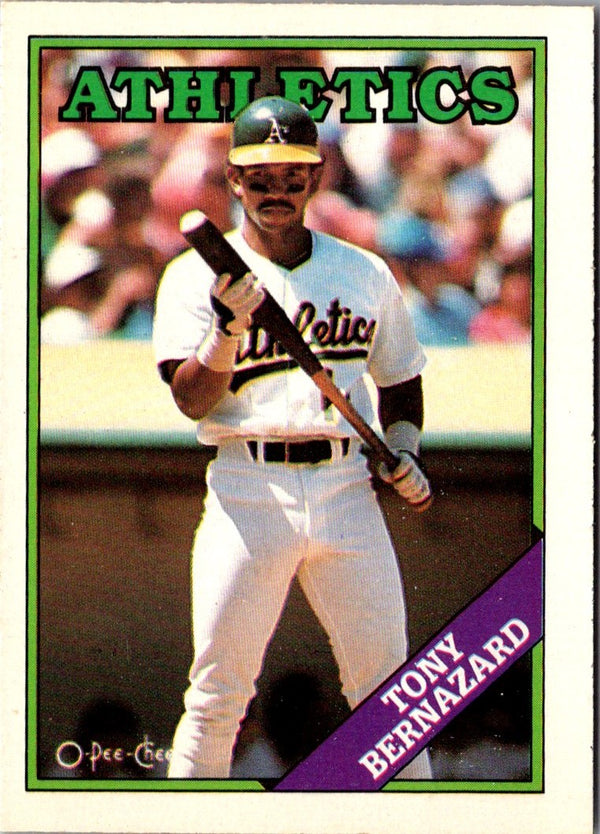 1988 O-Pee-Chee Tony Bernazard #122