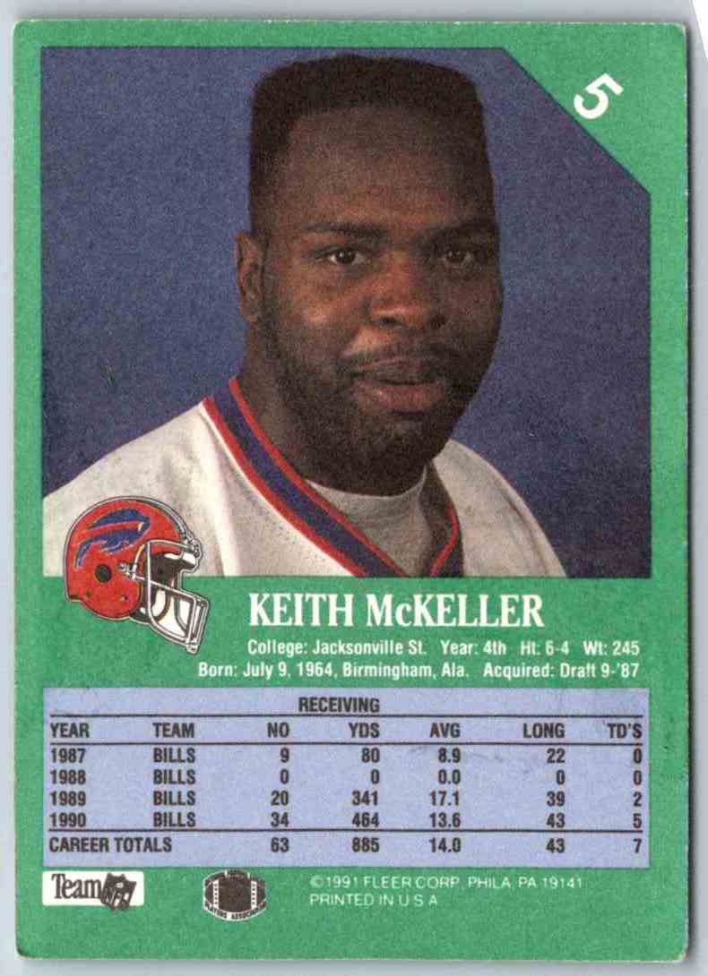 1991 Fleer Ultra Keith McKeller