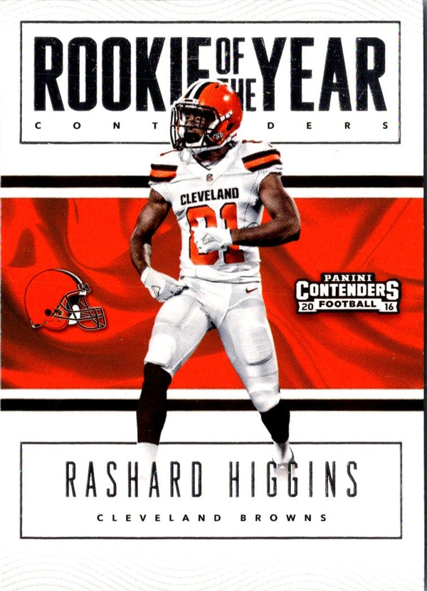 2016 Panini Contenders Rookie of the Year Rashard Higgins #29