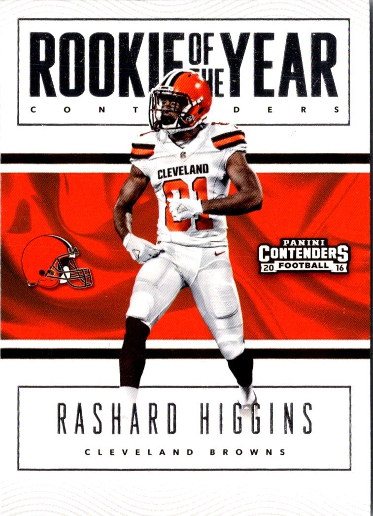 2016 Panini Contenders Rookie of the Year Rashard Higgins