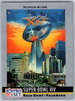 1990 Pro Set Super Bowl Collectibles Super Bowl XIV #14