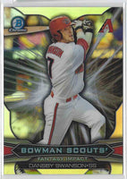 2015 Bowman Chrome Dansby Swanson Scouts Impact #BSI-DS Refractor