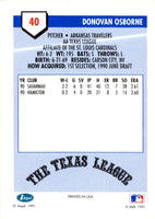 1991 Line Drive AA Donovan Osborne #40